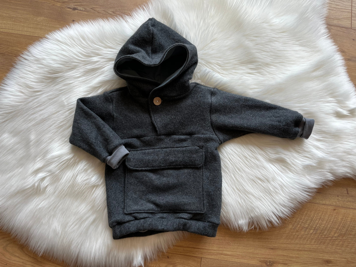 Outdoorhoodie organic Fleece ab Gr. 128
