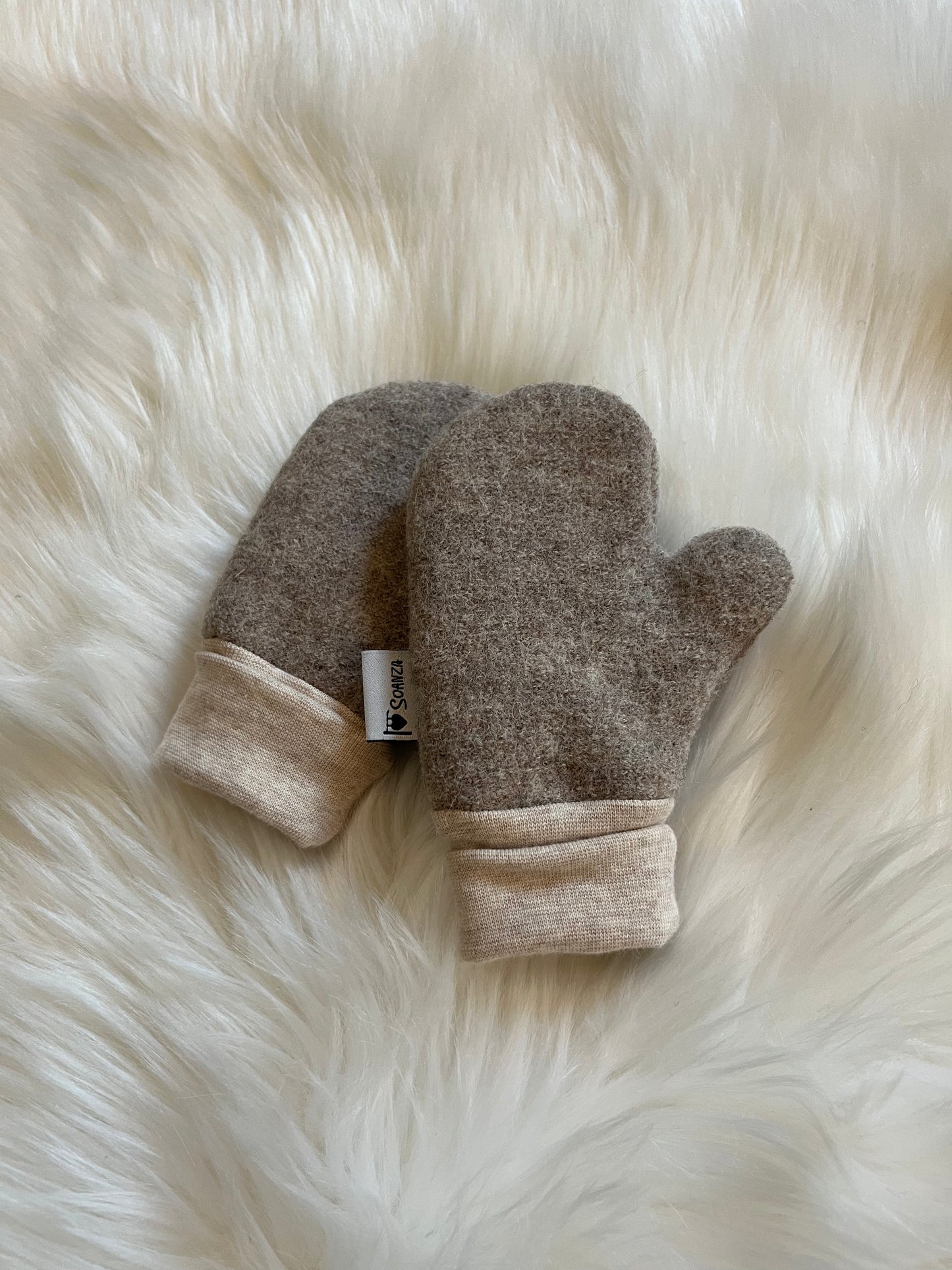 gefütterte Walkhandschuhe