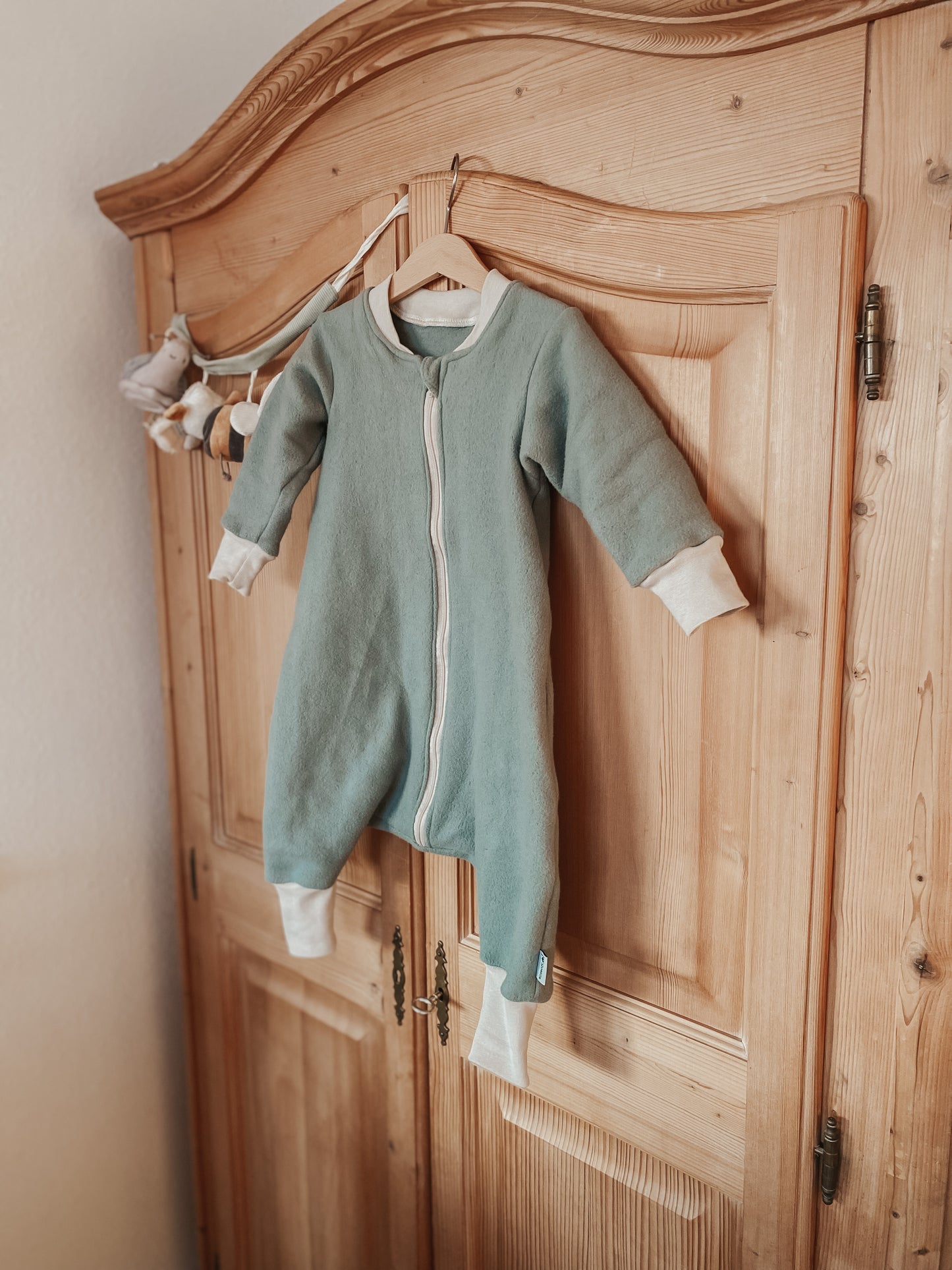 organic Fleece-Schlafsack mit Fuß